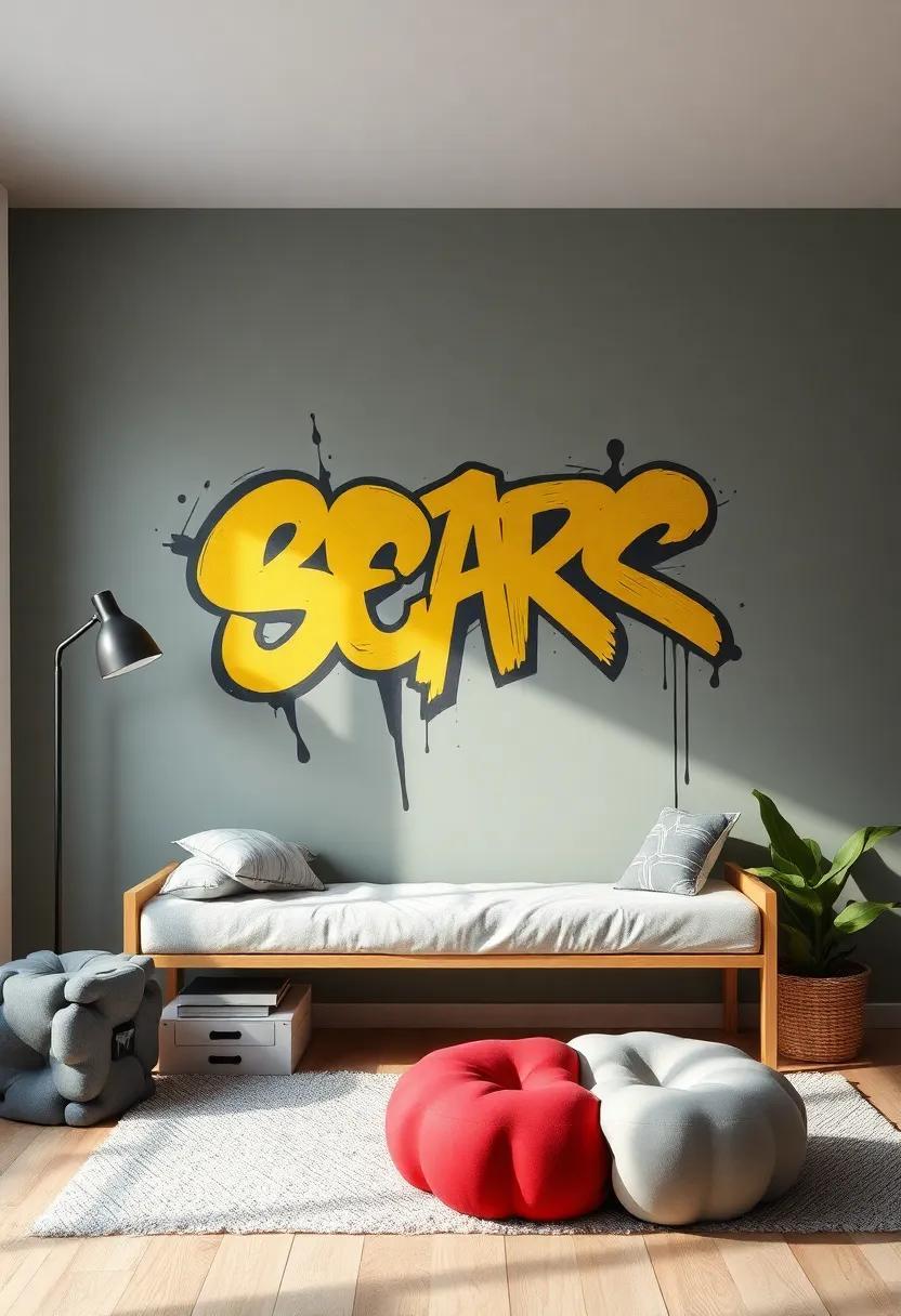 Transform Your Teen’s Space: Embracing Street Art Style for a Bold Room Makeover