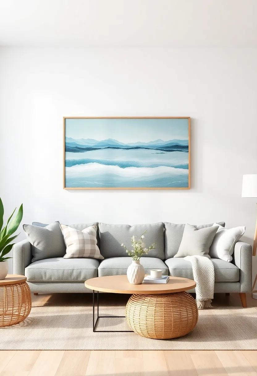 Elevate Your Space: Coastal Chic Wall Decor Ideas for a Serene Living Room Retreat