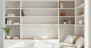 25 Innovative Shelving Ideas for Your Living Room with Integrated Seating Solutions