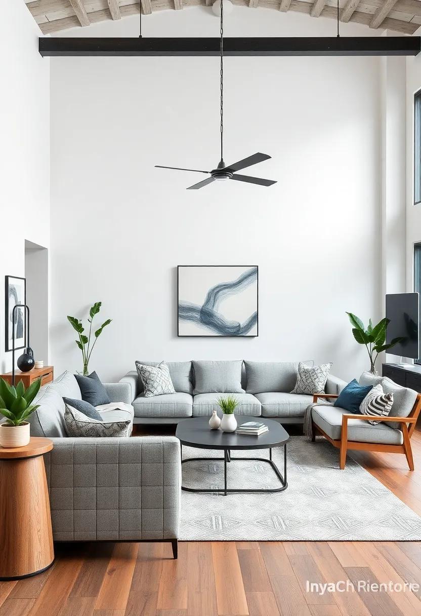 Chic Harmony: Blending Modern Farmhouse and Industrial Styles in Living Room Design