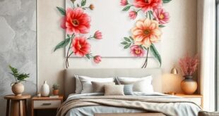 Transform Your Space: Exploring the Beauty of Floral Designs in Bedroom Wall Art