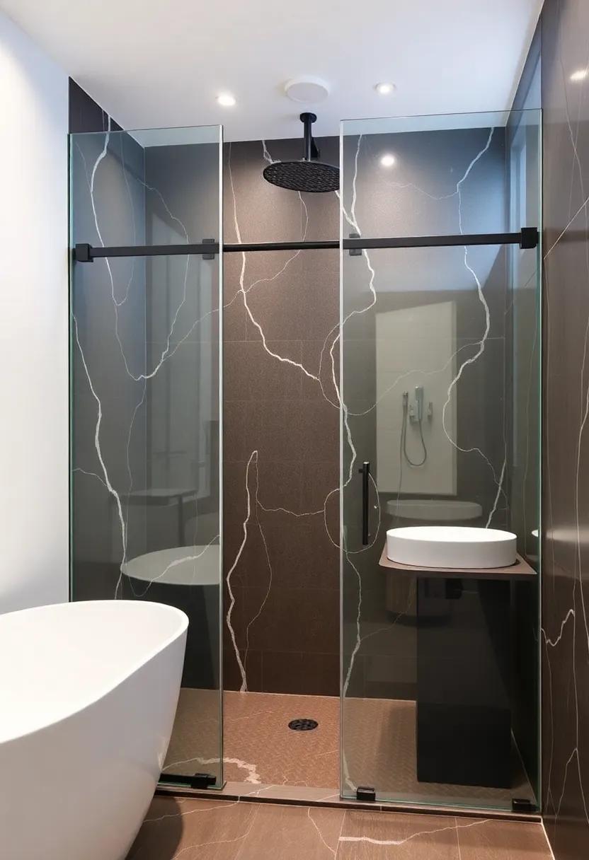 Glass Enclosures: Use‍ clear glass partitions for a⁢ seamless look that opens up the ⁢space and enhances‍ light flow