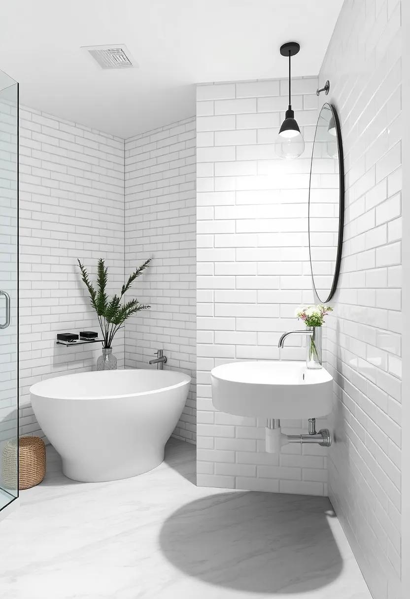 Embrace Elegance: discover ‌how white ⁤subway⁢ tiles paired ‌with grey grout⁤ can add a fresh twist to​ classic bathroom aesthetics
