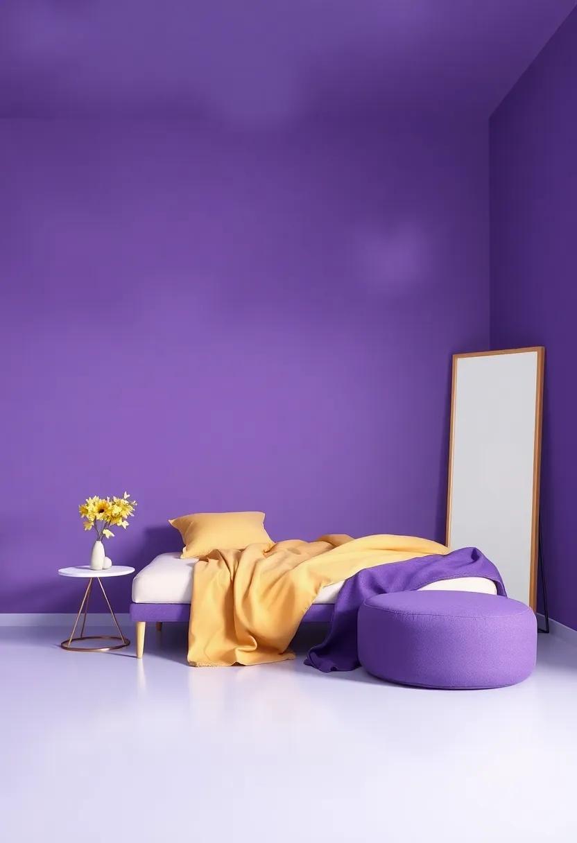 Artwork Objectives: Selecting ‌Art that Complements Purple and Gold Themes