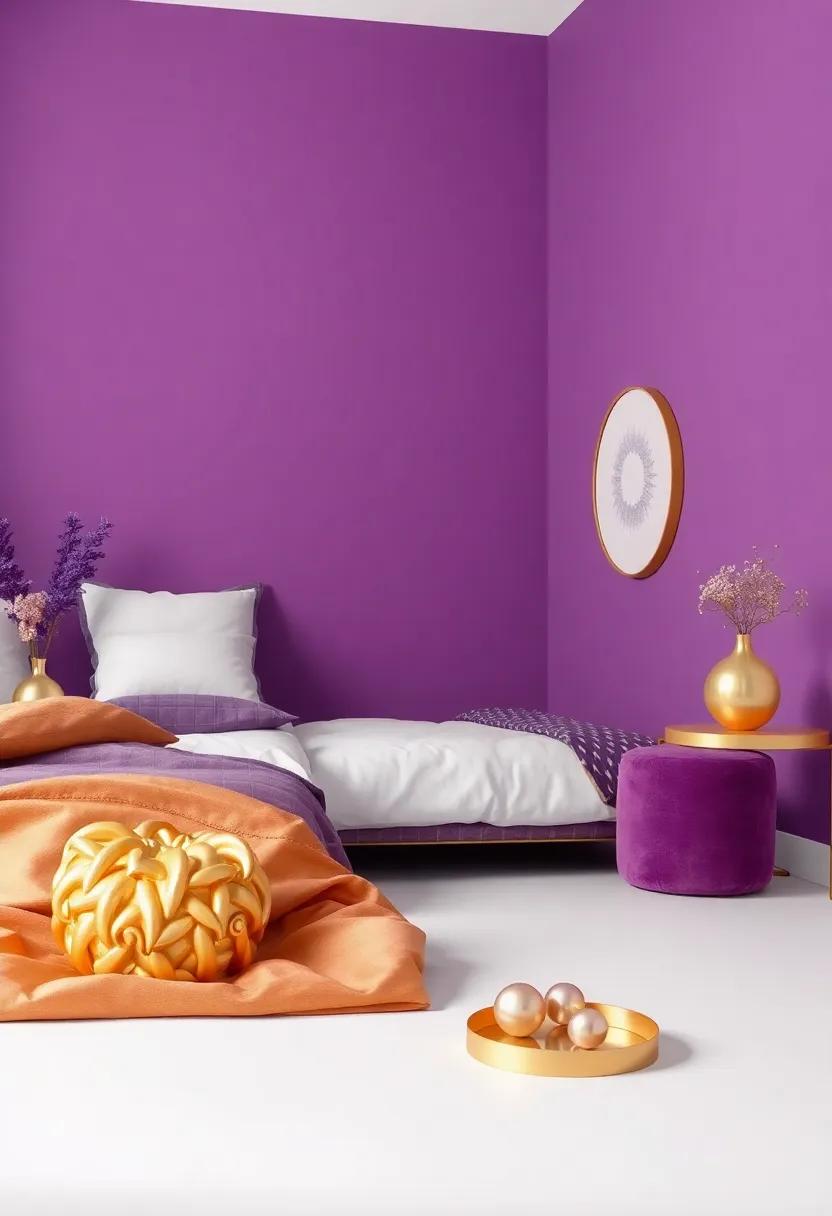 Accessories That Shine: Statement Pieces in Purple‌ and Gold