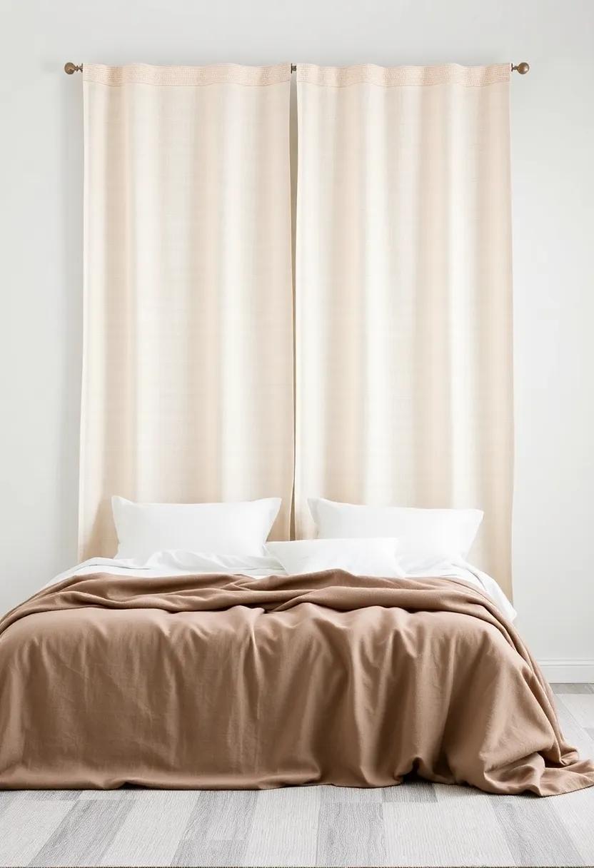 Layered Fabric ​Panels: ‍Hang layered fabric‍ panels in soft hues ‌to introduce softness ‌and ⁤depth to your⁣ walls‍ while⁢ promoting a serene,restful ⁤vibe