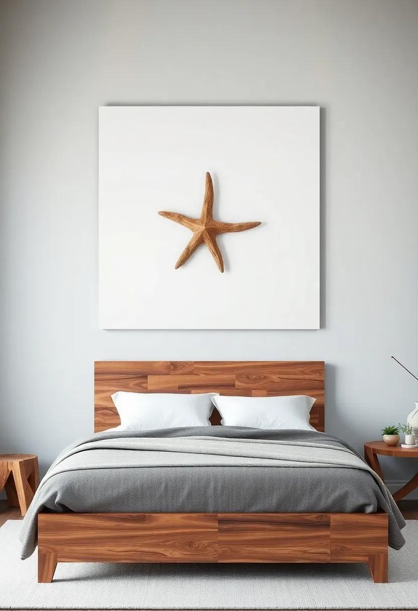Driftwood Art: Incorporate unique pieces of ​driftwood arranged in artistic⁣ patterns, bringing​ the organic essence of the beach right into your personal‍ sanctuary