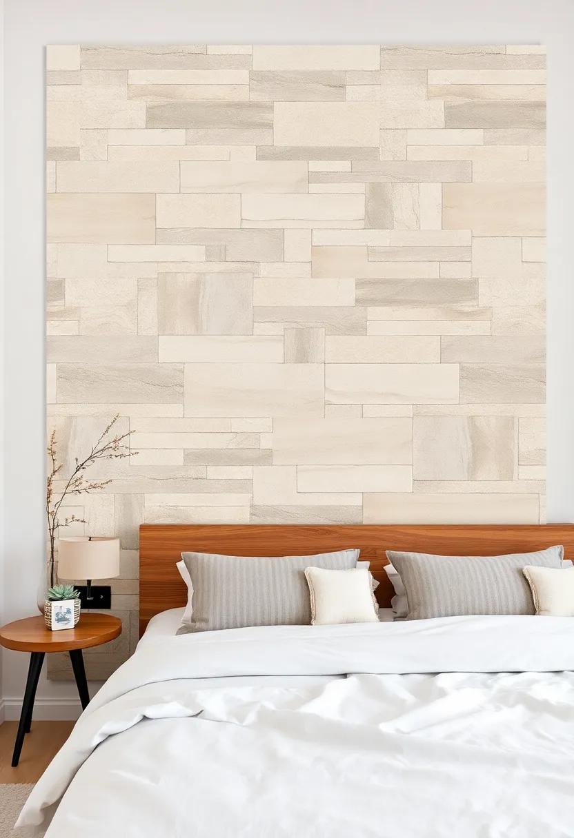 Stone Accent Wall: Use natural ⁤stone ​slabs or tiles as a feature​ wall, evoking ‌a ‍sense of the outdoors while providing a grounding element to the space
