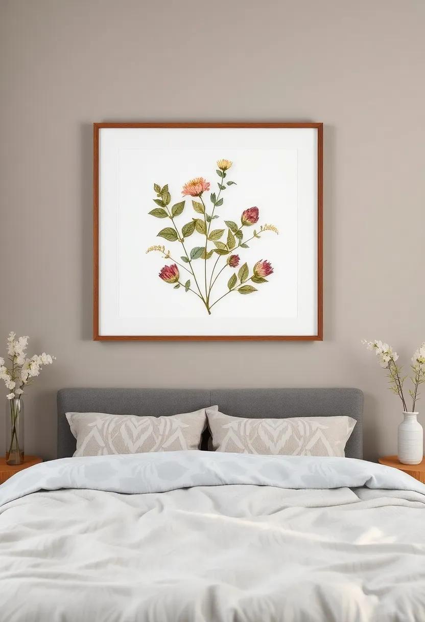 Floral Pressings: Frame pressed flowers or leaves to create ‍botanical art that captures the⁢ beauty of nature in a subtle yet‍ elegant ⁣way