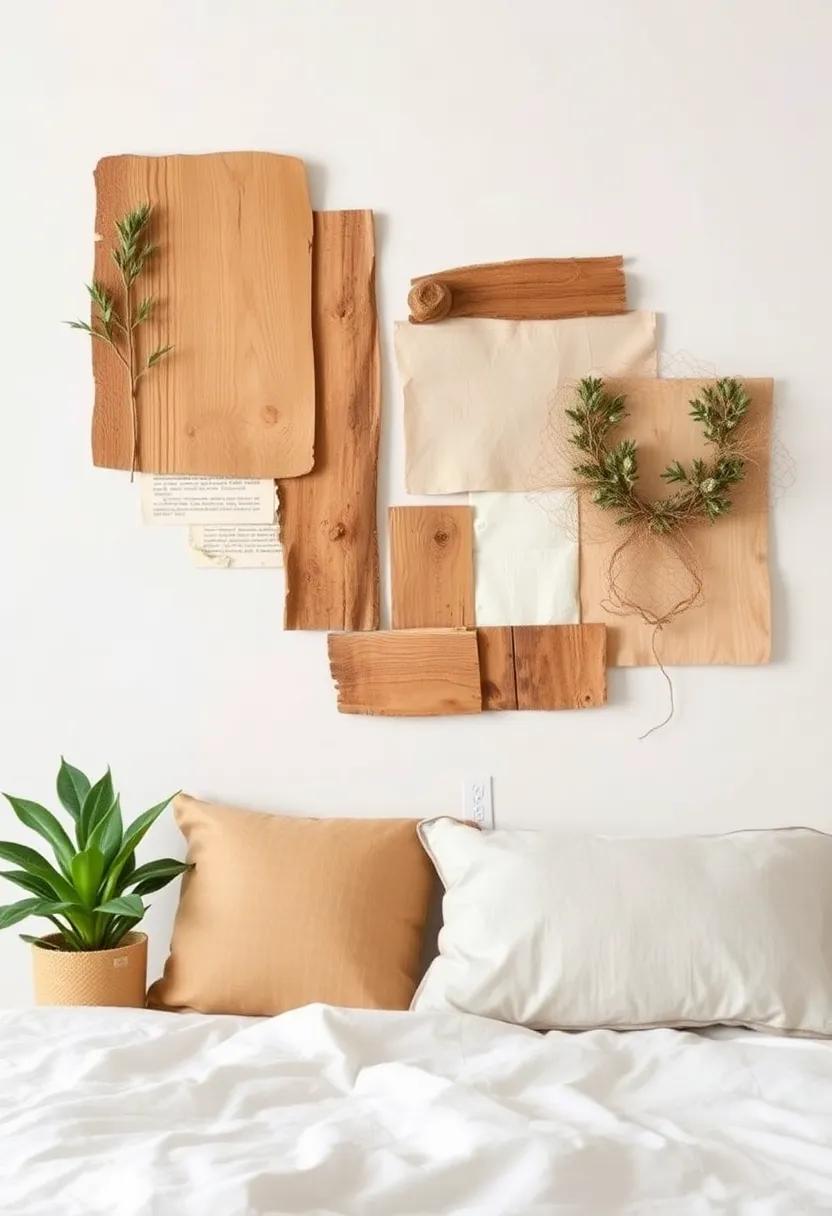 Reclaimed Material Collages: Craft ‌collages from ⁢reclaimed materials, such as wood scraps‌ or vintage ⁤pages, to create ⁣uniquely textured wall ‍art ‍that tells a story