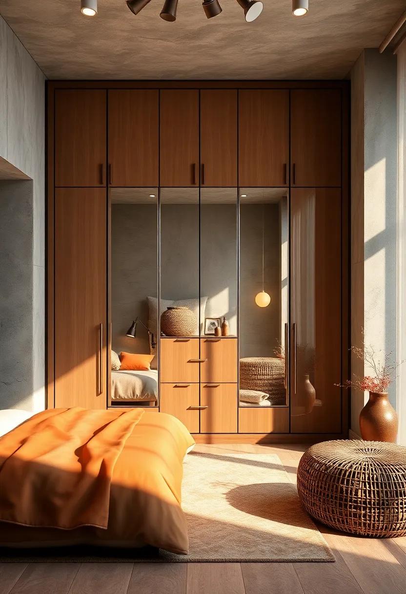 Mirrored ‍reflections: The⁣ Dual Functionality of Glass doors in Bedroom‍ Wardrobes