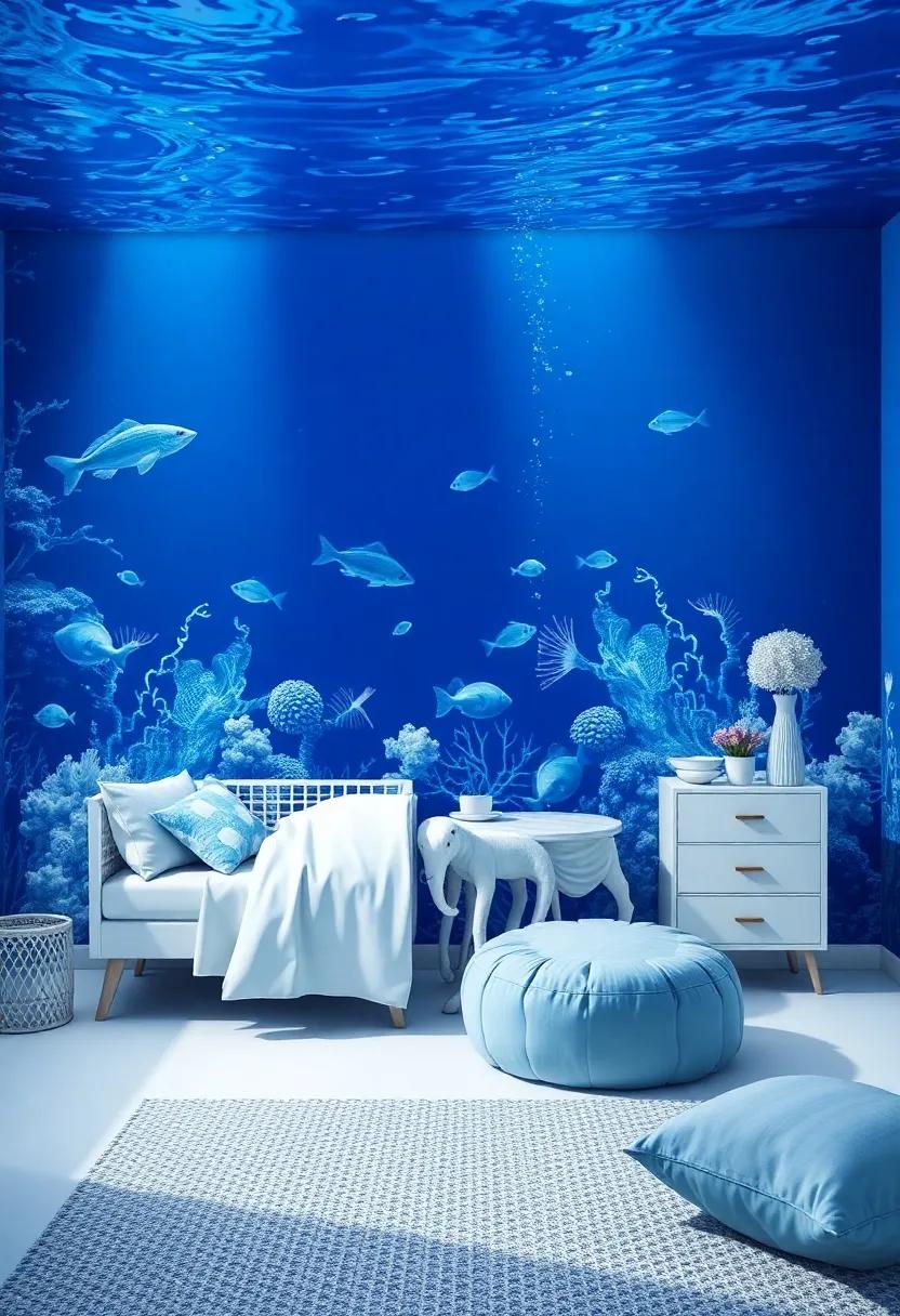 Under the Sea: Create an underwater paradise by showing off ocean creatures ‍in deep blue ⁣with white contrasts, bringing the⁤ mysteries of the sea directly to your ⁣boy's space