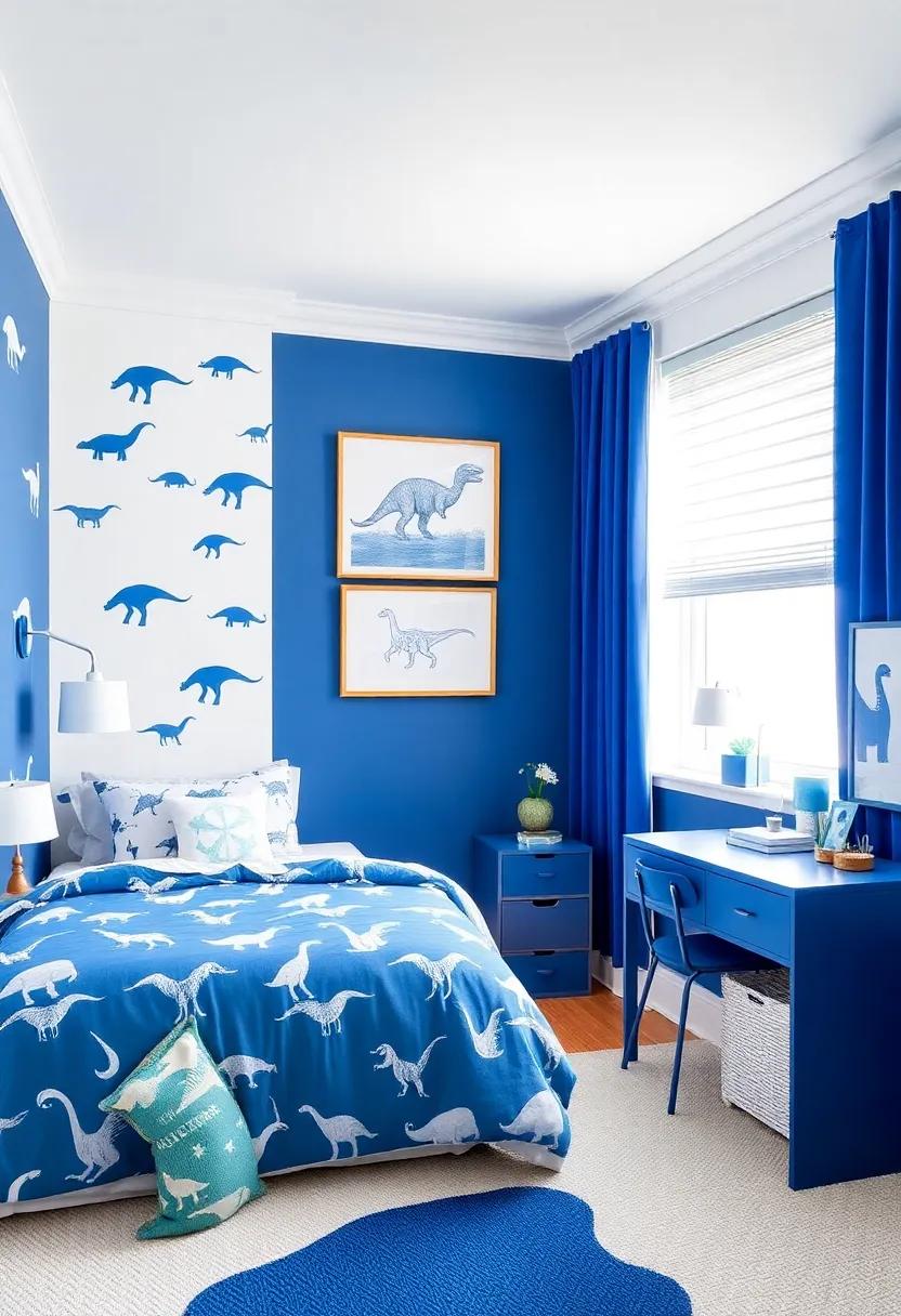 Vintage⁤ Charm: Incorporate vintage blue and white wallpaper or a classic quilt ‍set, bringing warmth ​and nostalgia to ⁤a boy's room filled with character and charm