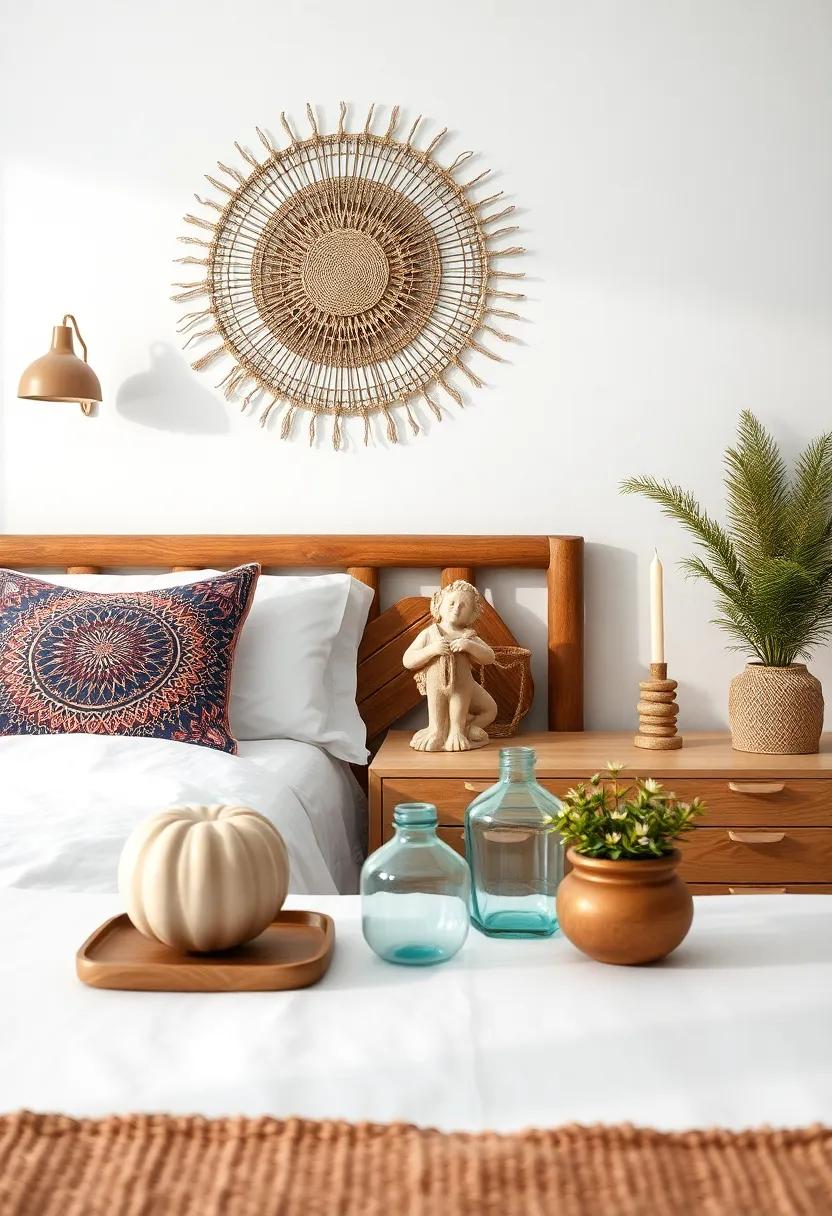 Artistic Table Decor: Use unique sculptures or ‍handcrafted​ trinkets on your bedside tables ​that showcase your artistic⁣ sensibility