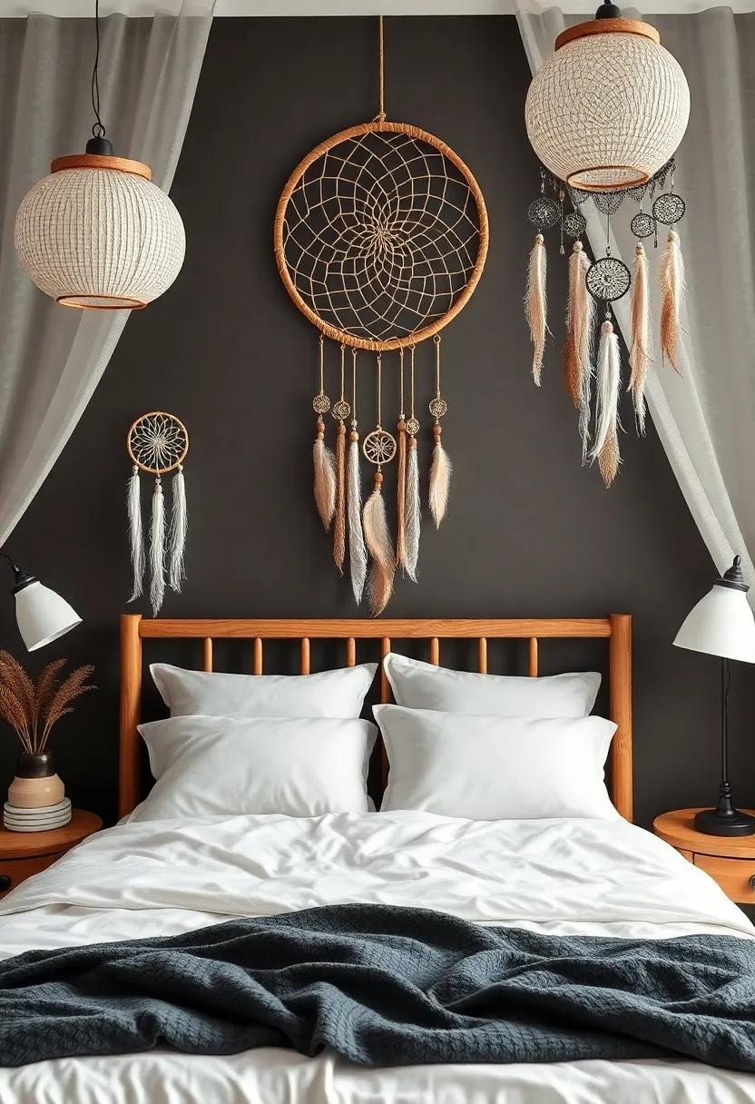 Dream ⁣Catchers:⁢ Hang a beautiful dream catcher above your bed to⁤ not only enhance​ the decor but also to​ symbolize protection and good⁤ dreams
