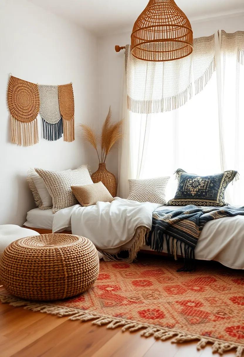 Layered Textiles: Combine ⁢different fabrics like​ cotton, linen, and⁣ wool through pillows, throws, and rugs for added texture and warmth