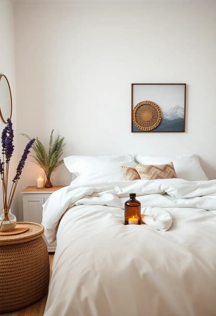 Mood-Boosting⁢ Aroma: Integrate essential oil diffusers or ⁢candles with soothing scents like lavender or sandalwood ‌for a calming atmosphere