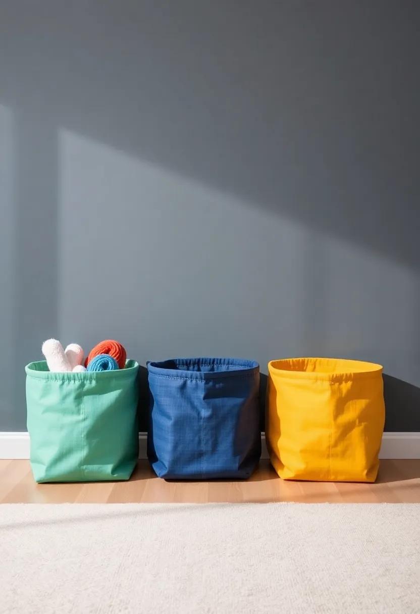 Colorful Fabric ‌Bins Adding a Splash of Personality to Your​ Boys’ Nursery