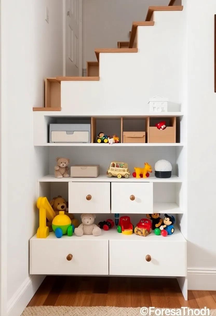 Under-stair ‌Storage Solutions Creating Hidden⁢ Nooks for Toys and Games