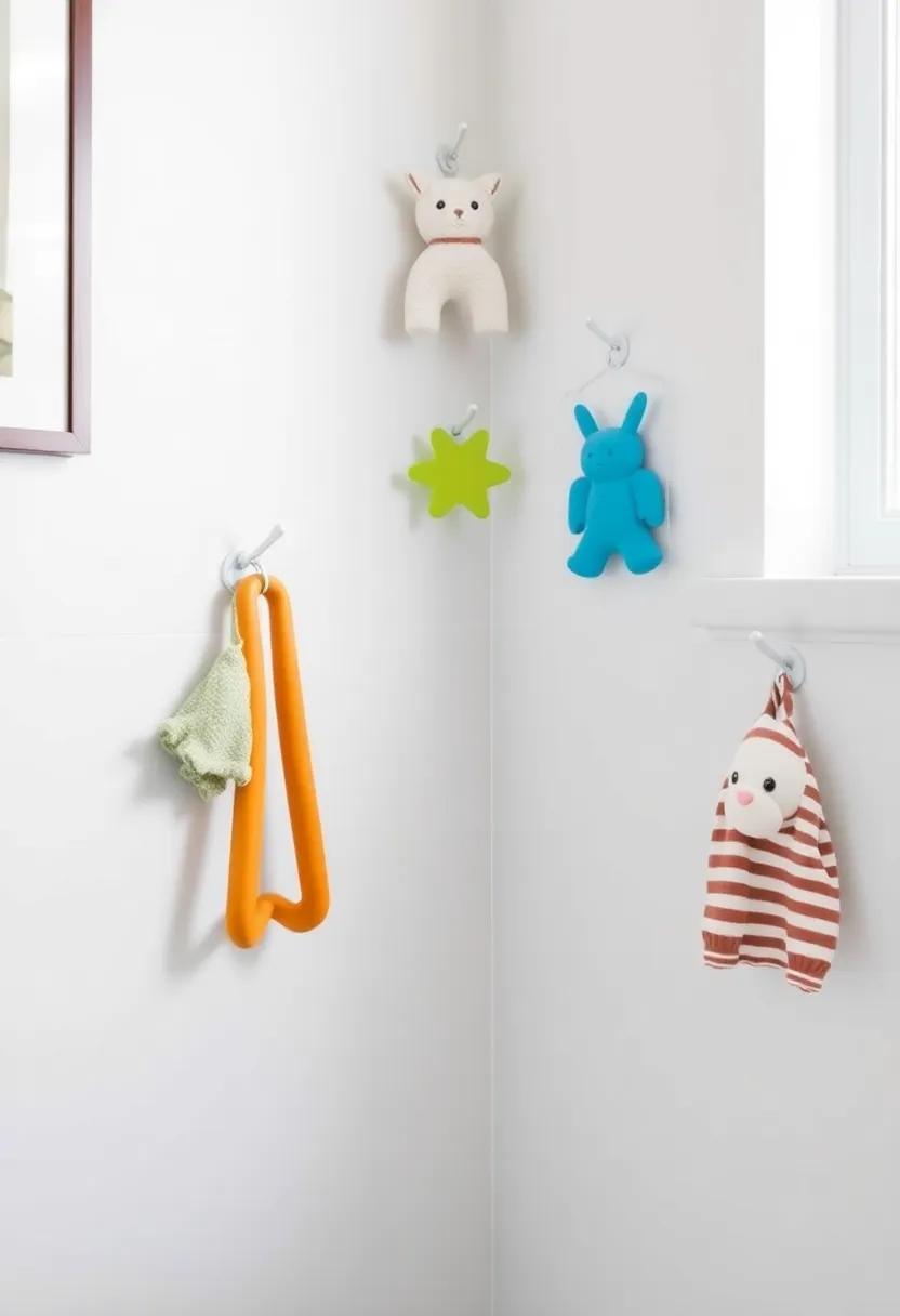 Chic Hanging Hooks ​for Quick-Dry⁤ Bath Toys ​After⁤ Splashtime ‍Play