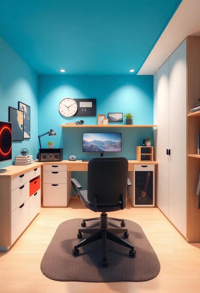 Exploring Functional Workspaces with Auto-Inspired desks and Study Zones