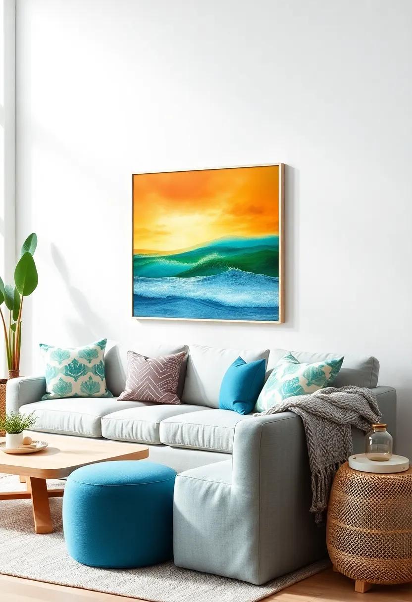 Colorful canvas: Choosing Beach-Inspired⁣ Art to‍ Brighten Your Space