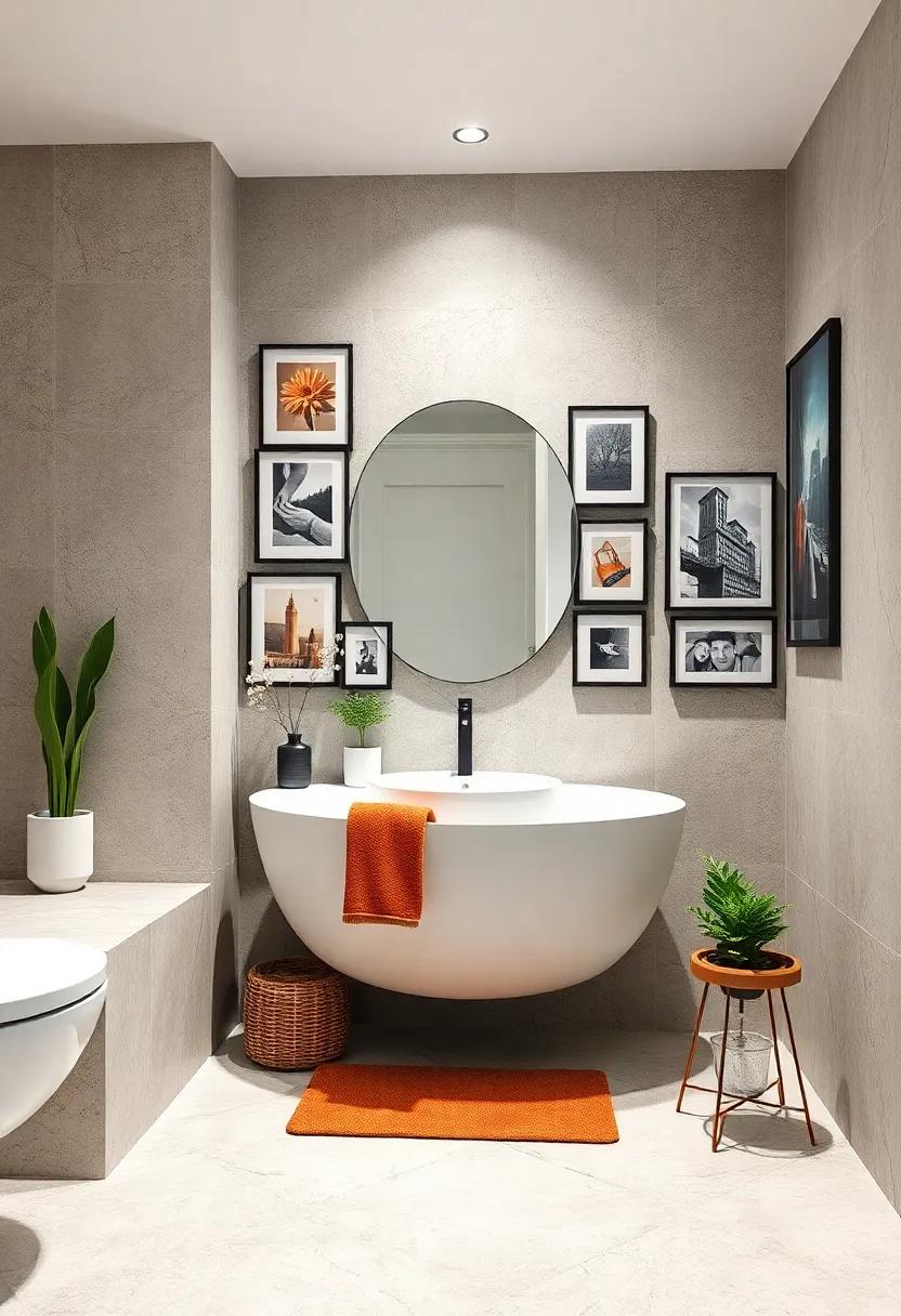 Curate a Gallery Wall: Use wall⁢ art or framed photos to personalize the space ‍without⁣ taking up counter or floor space, adding a creative touch
