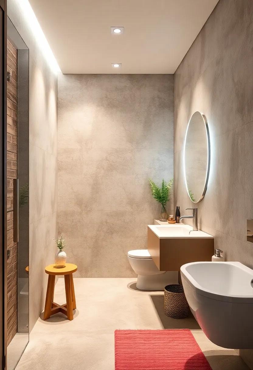Install LED Lighting: ‍Brighten the space ⁤with energy-efficient LED ‍lighting, which can ⁣be integrated into ​mirrors, vanities, or ​ceiling fixtures