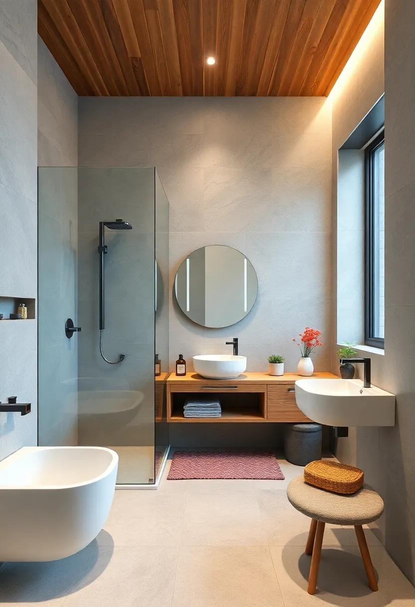 Use Glass Shower ​Enclosures:​ Transparent materials help to create a seamless look, making the area feel larger while showcasing design​ elements