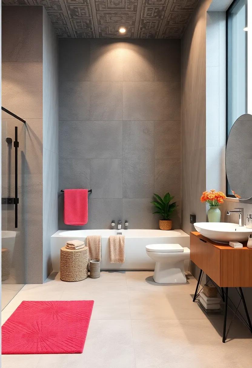 Use Colorful Accents: Bright towels,‌ vibrant rugs, or decorative accessories can inject personality into a neutral palette and keep the space feeling lively