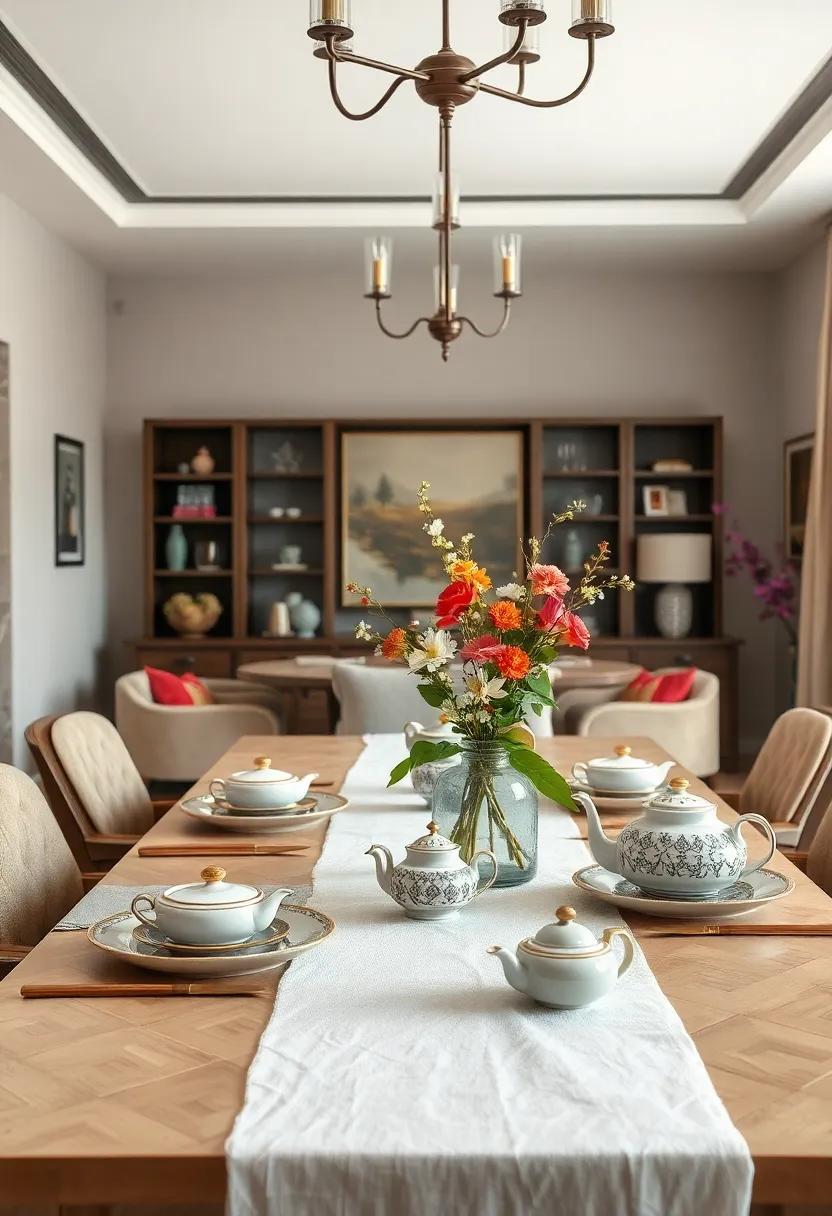 Charming Vintage Teasets:⁤ A ⁢Nostalgic Centerpiece Option for Affectionate Gatherings