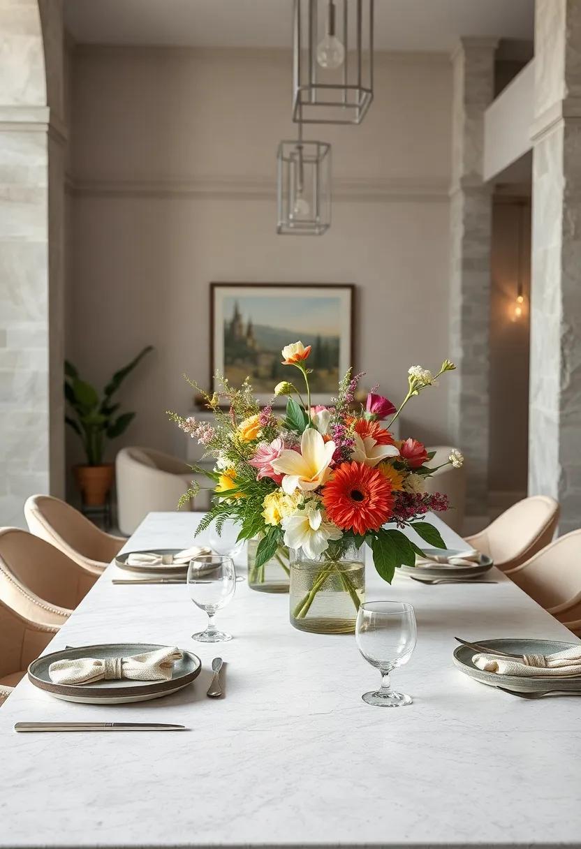 Whimsical‍ Floral Arrangements: Playful Designs for a Charming Table