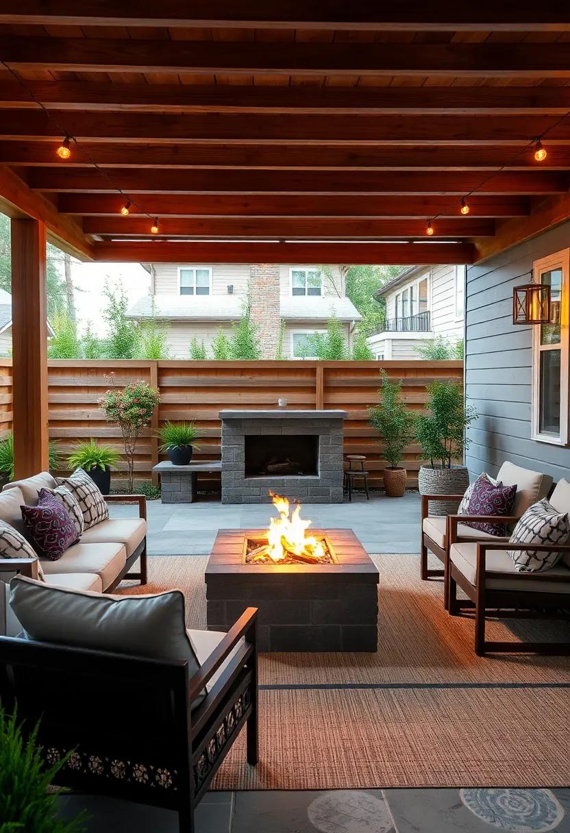 Add a Fire Pit for Warmth and⁣ Gathering‍ Space
