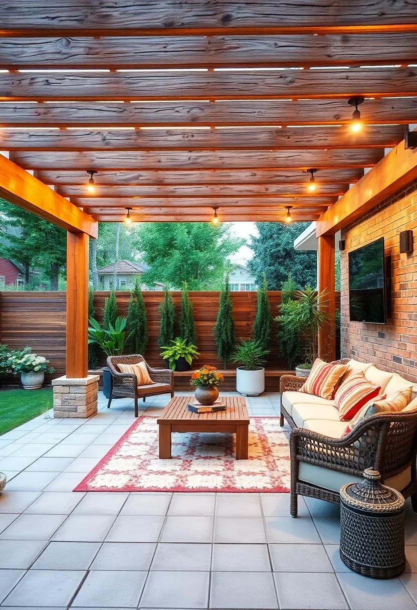 build a Rustic Wooden Pergola⁤ for⁣ Shade and Style