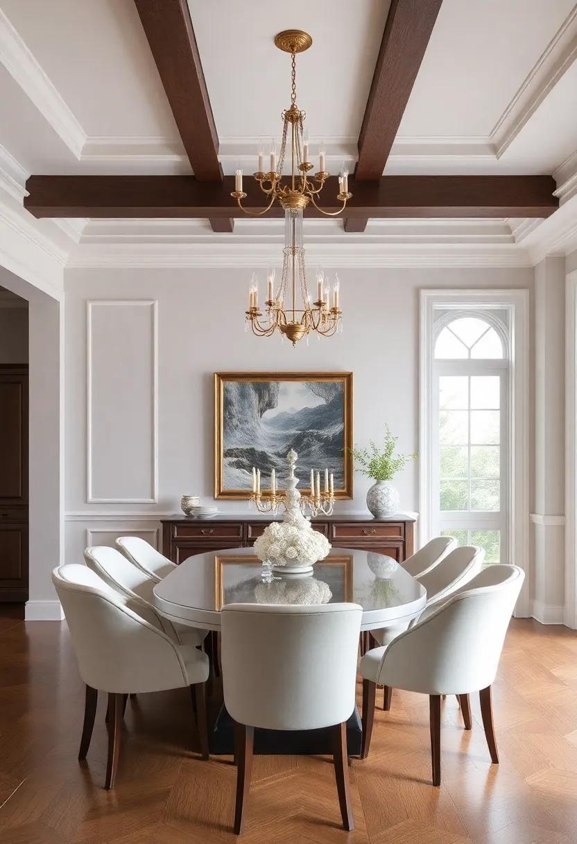 Highlight Architectural Features: If you ⁤have unique moldings or beam accents, ⁢highlight them for added character and elegance