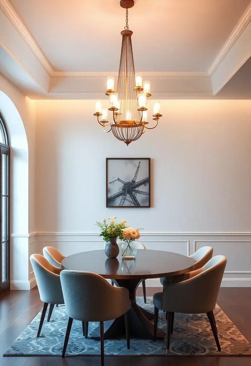 Use Ambient ⁤Lighting: ⁣Consider​ chandeliers or elegant⁤ pendant lights to⁤ create a warm and⁤ inviting ‌glow in ⁢the dining room