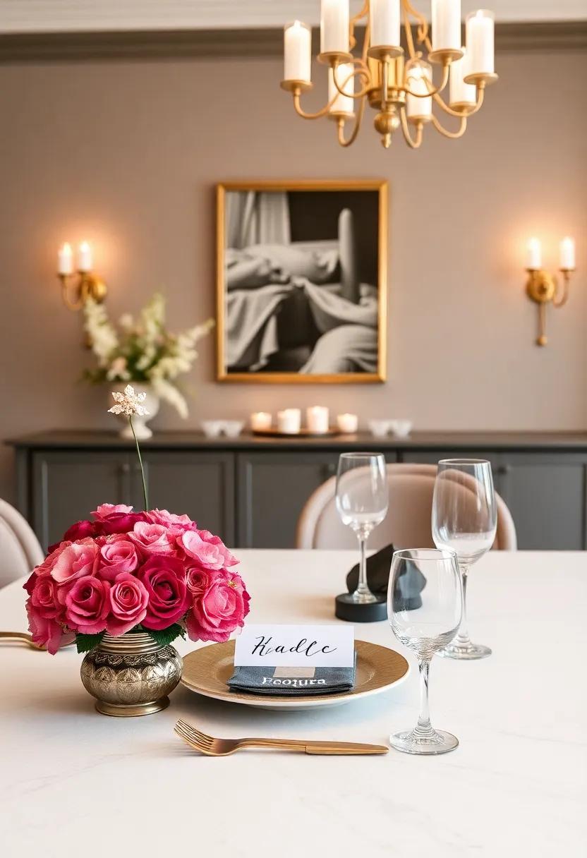 Use Artistic Place Cards: ‍Handwritten name cards can add a personal touch​ to ‍any dinner party and make guests feel special
