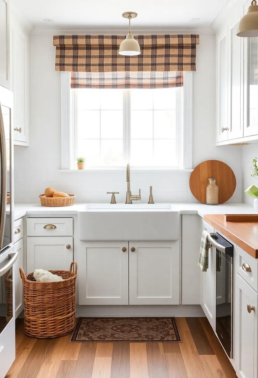Incorporate Classic Farmhouse Elements like‍ Wicker Baskets and⁣ Plaid Fabrics to Complete the Look