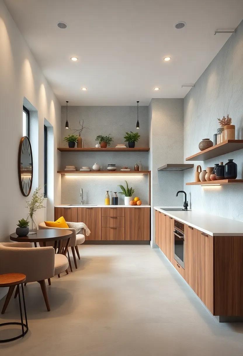 Open and Inviting: Incorporating Open⁤ Shelving ​in ​Galley Kitchens