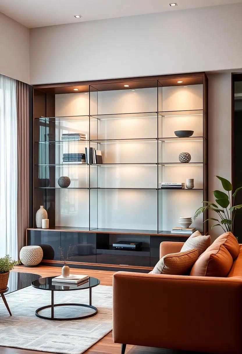Blending⁣ Technology and Tradition with Glass Front Shelving