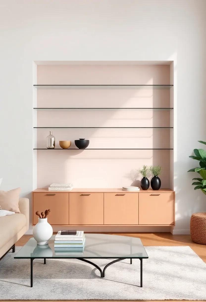Crafting Cohesion: The ‍Power of Color Coordination with Glass Shelves