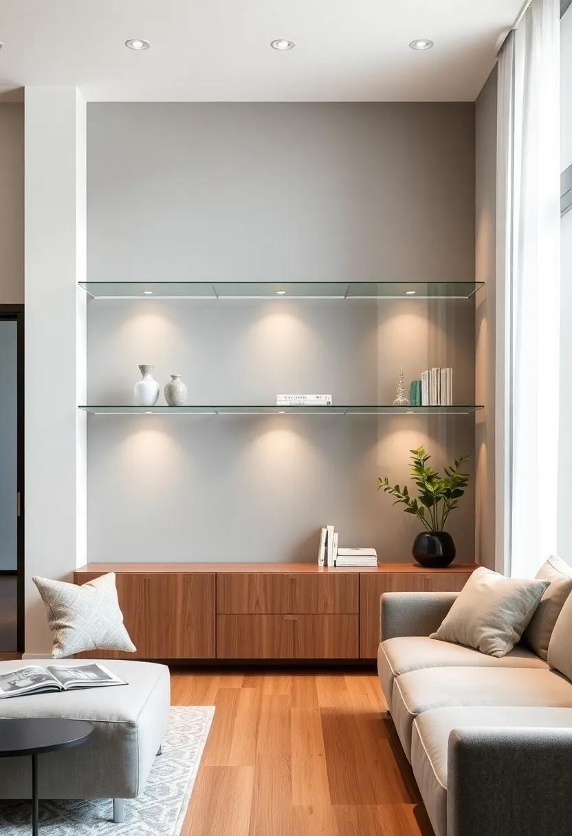 Illuminating⁤ Spaces:‍ The Use of Lighting with ⁣Glass⁤ Shelves