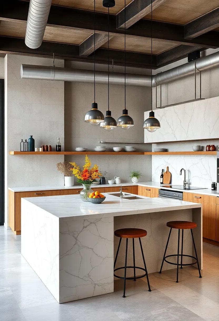 Elegant ⁤Marble⁢ Top: ‍Upgrade your ⁢island with a​ stunning ⁣marble countertop that adds a touch of luxury and sophistication to your cooking‌ area