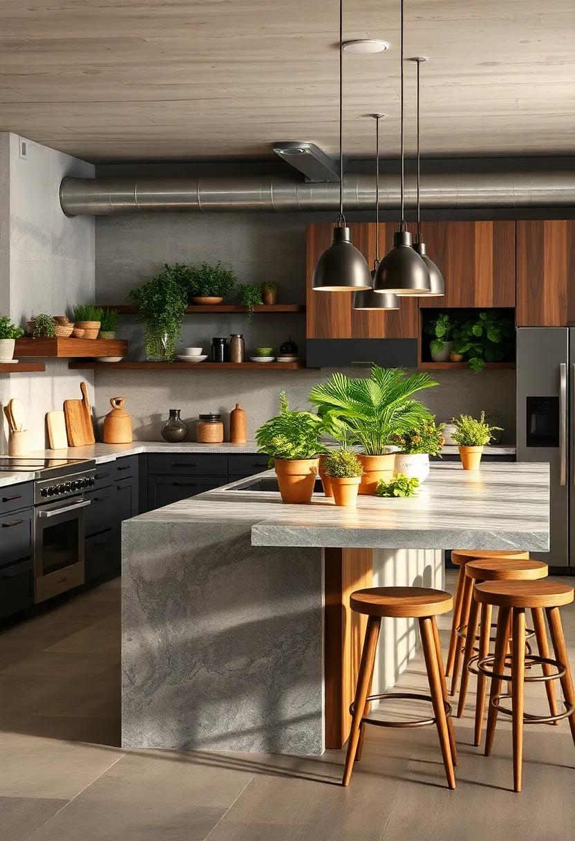 Lush Greenery: Introduce potted herbs or small plants on ⁢or around ⁢your island,‌ infusing life into your culinary space while benefiting your cooking