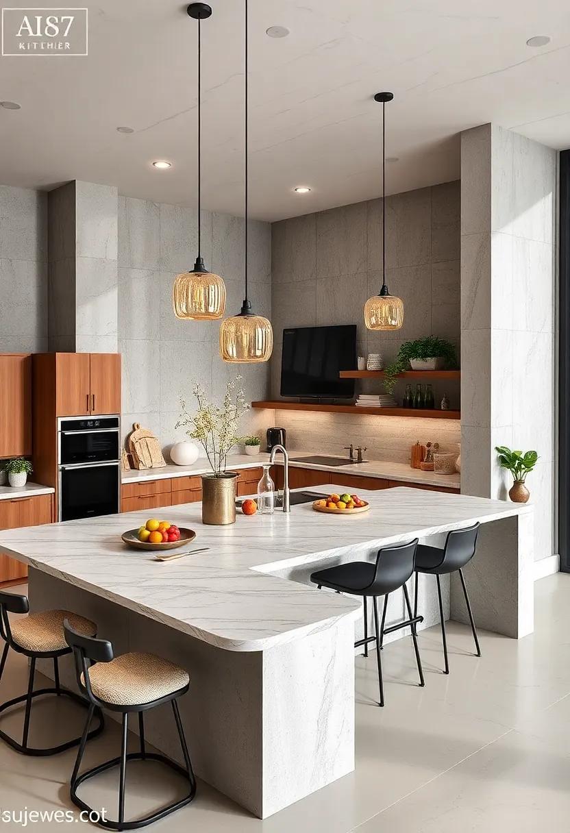 Multi-level Marvel: Design⁢ an island with⁣ varying ‍heights to​ create⁤ designated spaces‍ for​ cooking,‌ dining, and prep work,⁣ enhancing both⁤ functionality and ⁤style