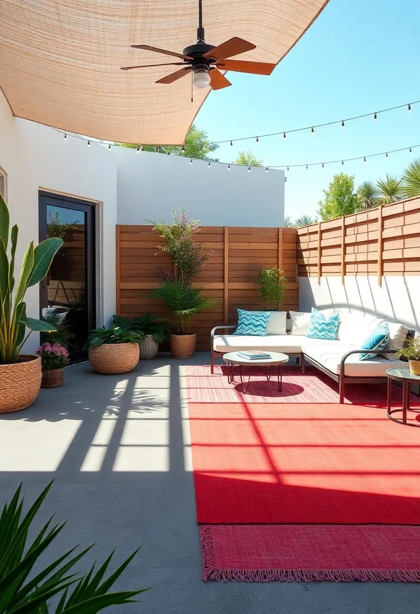 - Embrace the Outdoors with Cozy Fabrics⁤ and ⁤Vibrant Colors for Your Patio Environment