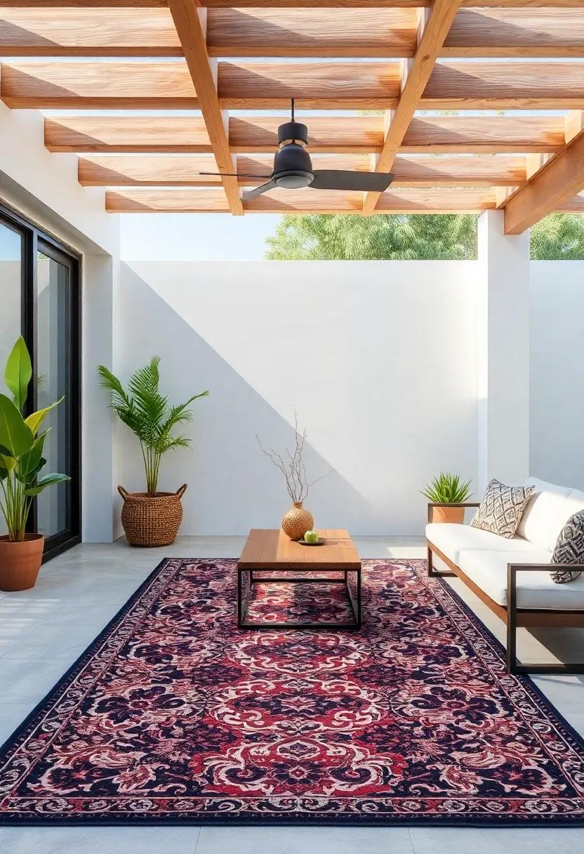 - Creating Flow: Using Rugs to Connect Multiple Areas of Your Outdoor Space