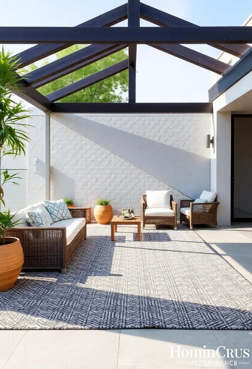 - Stunning Texture: Adding Depth with Textured Rugs in Your​ Patio ⁣Design