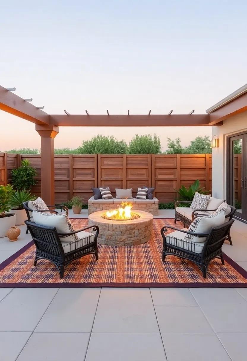 -‌ Cozy Fire Pit Areas: Selecting Rugs that⁢ Compliment Warm, Inviting Spaces