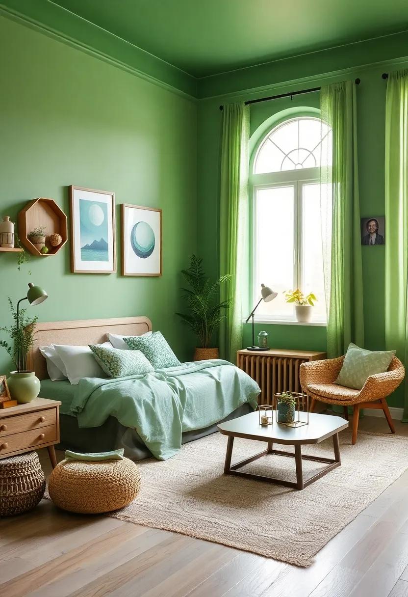 Vintage Meets Modern: Combine vintage treasures and modern touches in shades of green for ⁤an intriguing contrast that⁤ feels both fresh and nostalgic